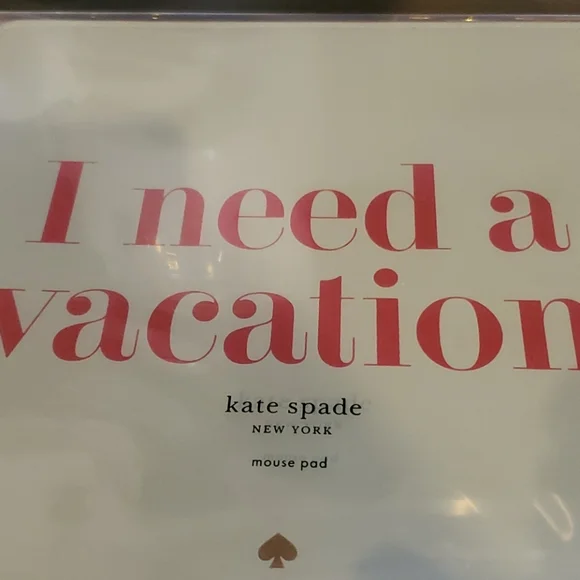 - Kate spade mouse pad grey pink def need - Picture 3 of 5